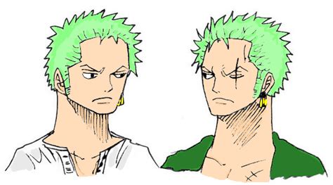 After And Before Zoro Color By Frankyzaraki On Deviantart