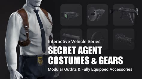 Secret Agent Costumes And Gears Character Creatorcombo Single Pid