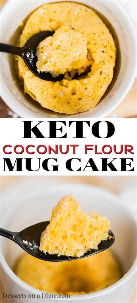 A slice has only 6 grams of net carbs. Keto Mug Cake Coconut Flour | Recipe in 2020 (With images ...