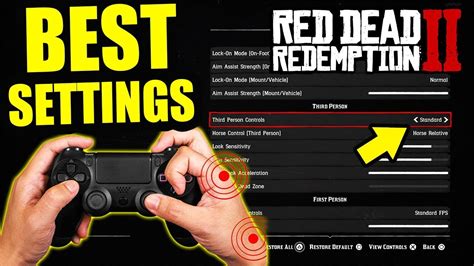 The 5 Best Red Dead Redemption 2 Controller Settings Rdr2 Settings For