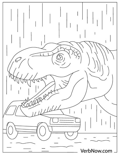 Jurassic World Pages To Print Coloring Pages