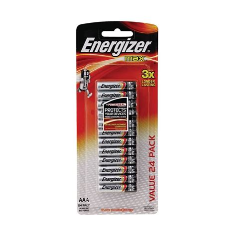 Energizer Max Aaa Alkaline Battery 24 Pack Big W