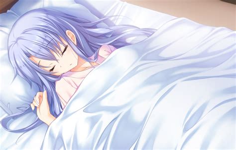 Anime Girl On Bed Wallpaper Anime Wallpaper Hd