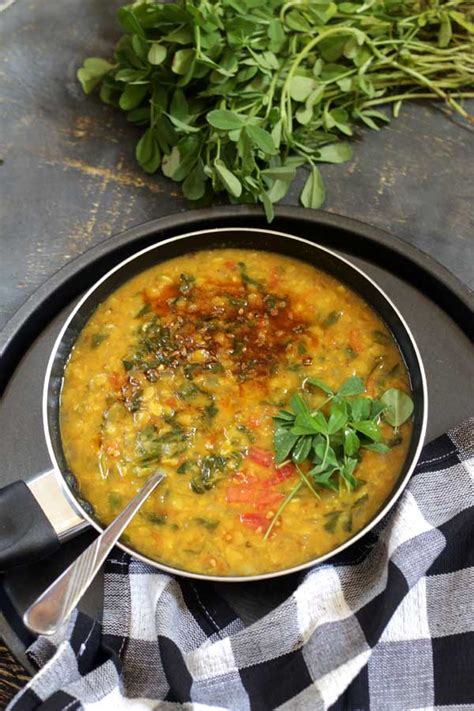 Methi Dal Recipe Healthy Chapati Side Dish Udupi Recipes