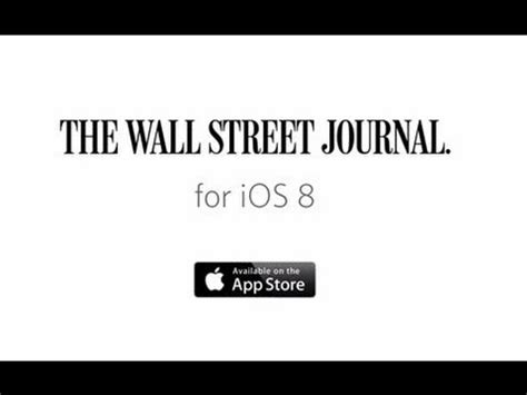 You are not limited by country or device. The Wall Street Journal Releases New iPad and iPhone App ...