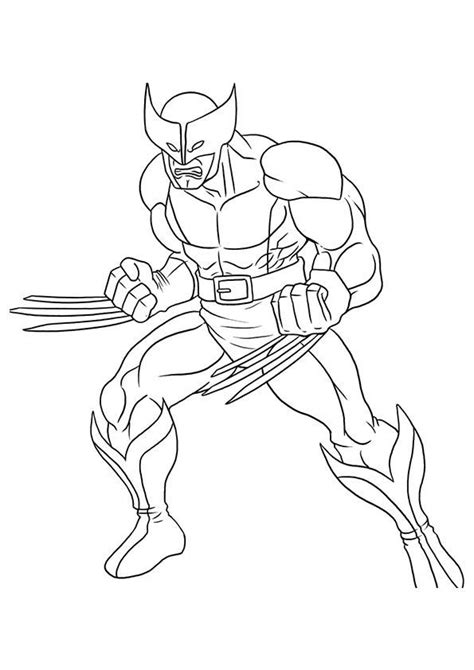 wolverine coloring Pages. Logan | Coloring pages, Color, Wolverine