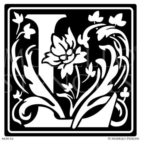 ✓ free for commercial use ✓ high quality images. Monogram Stencils - Modello® Designs