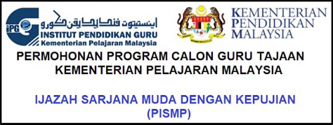 Scholarship details permohonan online bagi program khas jepun, korea, perancis dan jerman akan mula. PERMOHONAN PROGRAM CALON GURU TAJAAN KEMENTERIAN PELAJARAN ...