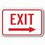 Free Printable Not An Exit Sign 