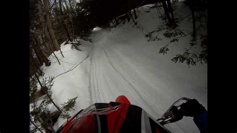 Winter Dirt Biking On Snowmobile Trails Youtube