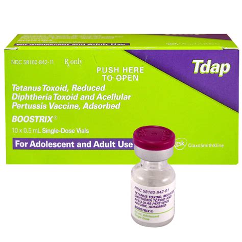 Boostrix is administered as an intramuscular injection into the upper arm muscle. BOOSTRIX INJECTION TDAP VACCINE 0.5 ML , 10 / PACK 58160 ...