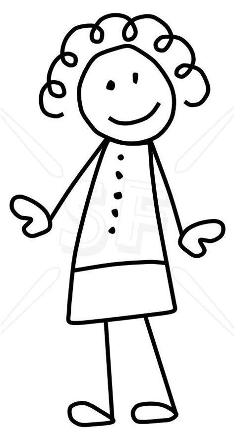 Stick Figure Teacher Clipart