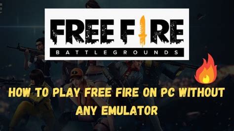 You will enjoy fighting against 49 other players on a much bigger platform beyond the small screen of your smartphones. How To Play Garena Free Fire For PC Without Bluestacks 2020