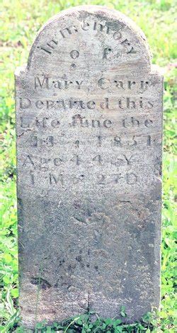 Mary Polly Deweese Carr Homenaje De Find A Grave
