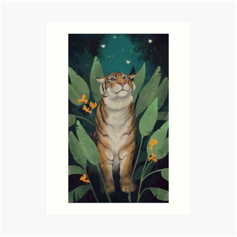 Tiger Grove Art Print For Sale By Lauragraves Redbubble