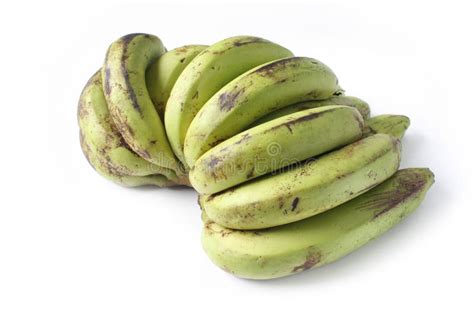 Ripe Green Banana Stock Image Image Of Diet Fruit Closeup 45585481