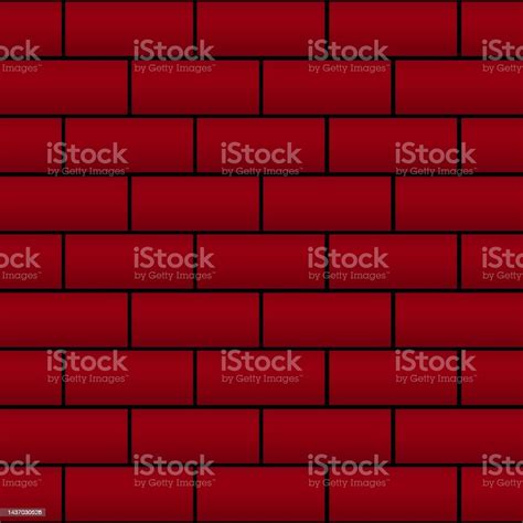 Red Brick Wall Design Vector Illustration Stock Illustration Download