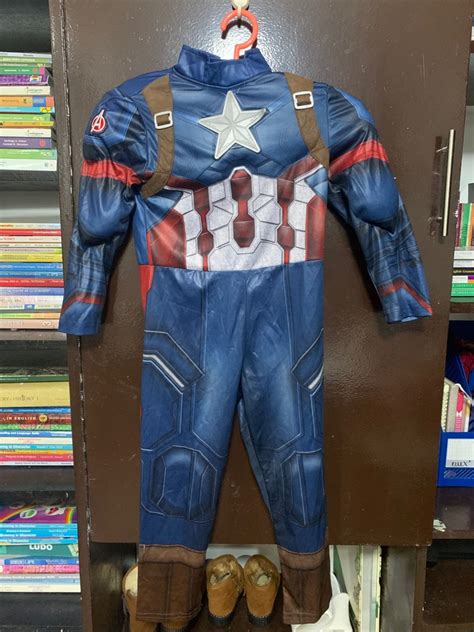 Captain America Costume Babies And Kids Babies And Kids Fashion On Carousell