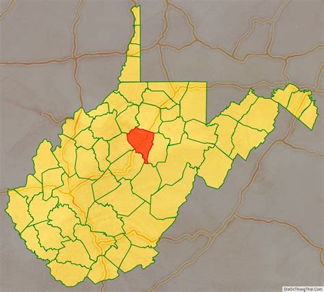 Map Of Lewis County West Virginia Địa Ốc Thông Thái