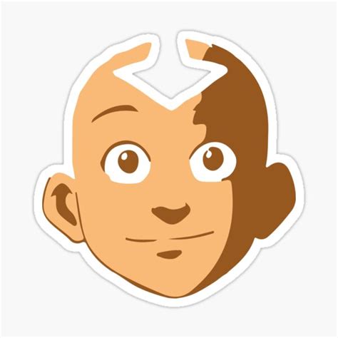 Avatar The Last Air Bender Aang Sticker For Sale By Dlmatthe Redbubble