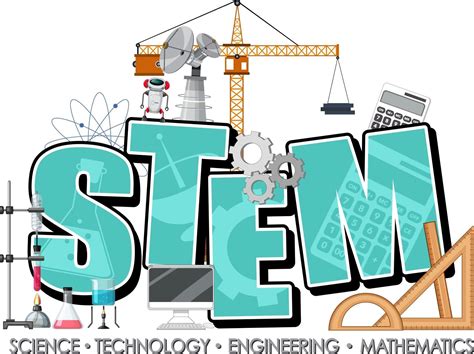 Stem Education Logo Banner On White Background 2722919 Vector Art At