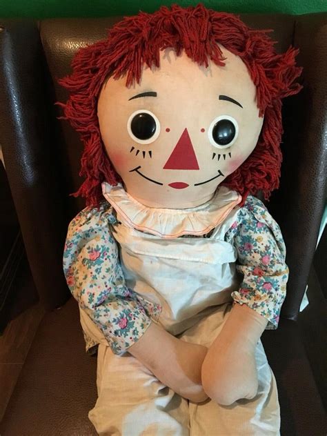 Annabelle Horror Raggedy Ann Doll 38” Knickerbocker Vintage 2015524279