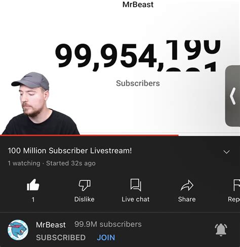 Bhriss On Twitter Mrbeast Is About To Hit 100 Million Subscribers 😳