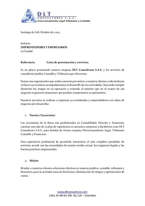 Modelo De Carta Oferta De Servicios Contables Financial Report