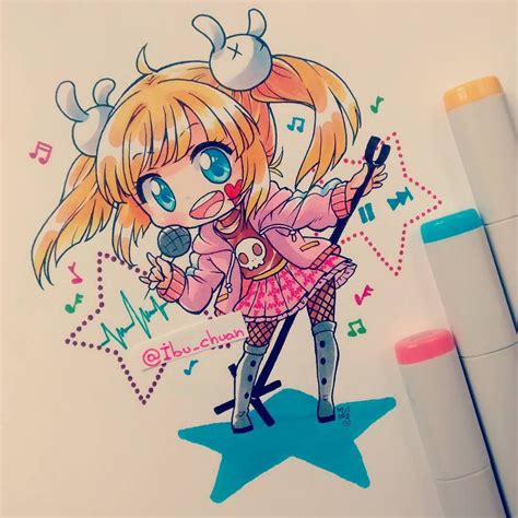 Done Chibi Prize For Martinaliu96 Pintadito Con Copic Marker Los