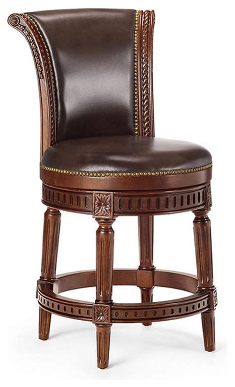 Shop birch lane for farmhouse & traditional bar & counter stools, in the comfort of your home. Manchester Swivel Counter Height Bar Stool (24"H seat ...