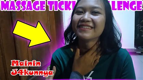 Mainin J4kun Novi Neck Massage Tickle Neck Challenge Cantik Banget Youtube