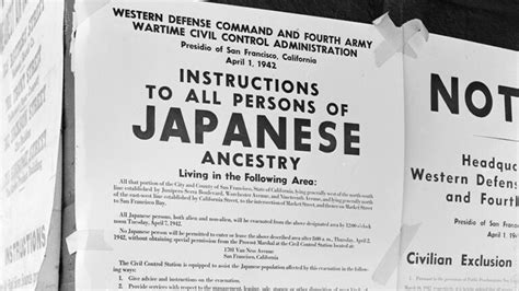 Japanese Americans Exiled To Prison Camps 80 Years Ago By Fdrs
