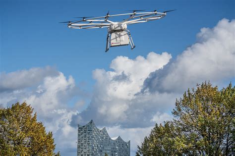 Successful First Public Flight Of Volocopters Volodrone Db Schenker