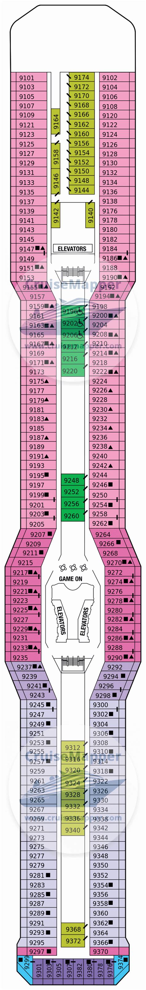 Celebrity silhouette ® deck plans. Celebrity Equinox deck 9 plan | CruiseMapper