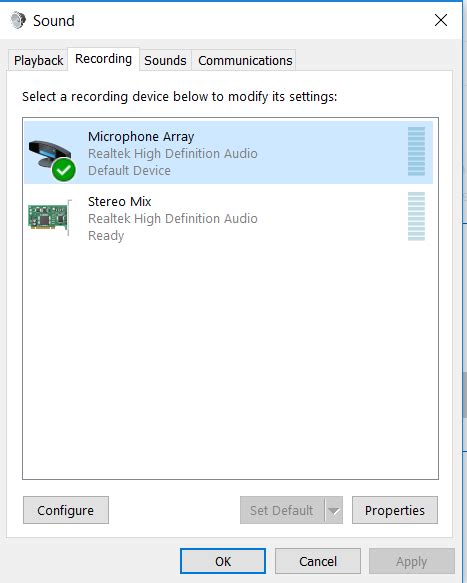 My Pc Wont Detect Any External Mic Input Microsoft Community