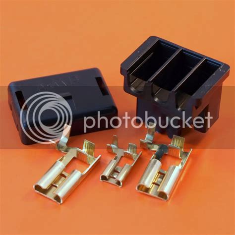 3 Pin Universal Alternator Wiring Plug For Lucas Bosch Alternators Ebay