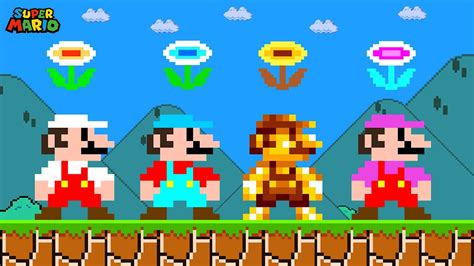 Evolution Of Super Mario Flower Power Ups 1985 2023 Game