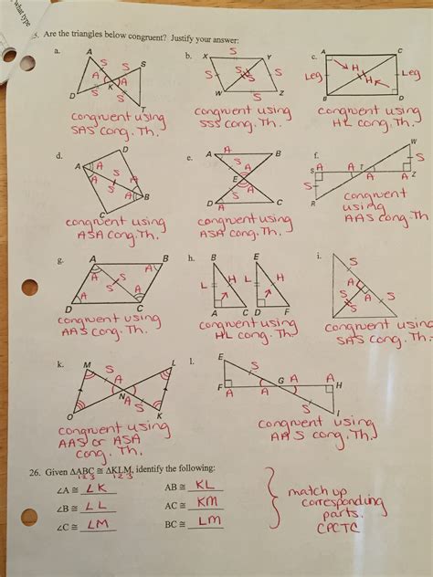 (equal angles have been marked with the same number of arcs). Unit 6 Similar Triangles Homework 4 Similar Triangle ...