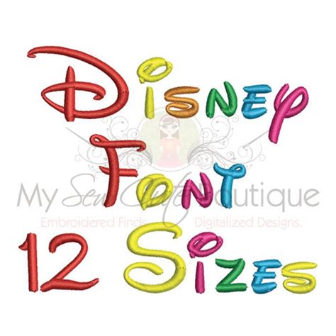 Disney Machine Embroidery Font Monogram Alphabet Disney Etsy Disney