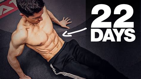 Get A 6 Pack In 22 Days HOME AB WORKOUT YouTube