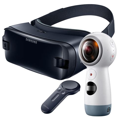Samsung Gear Vr Virtual Reality Headset And Gear Real K Vr Camera