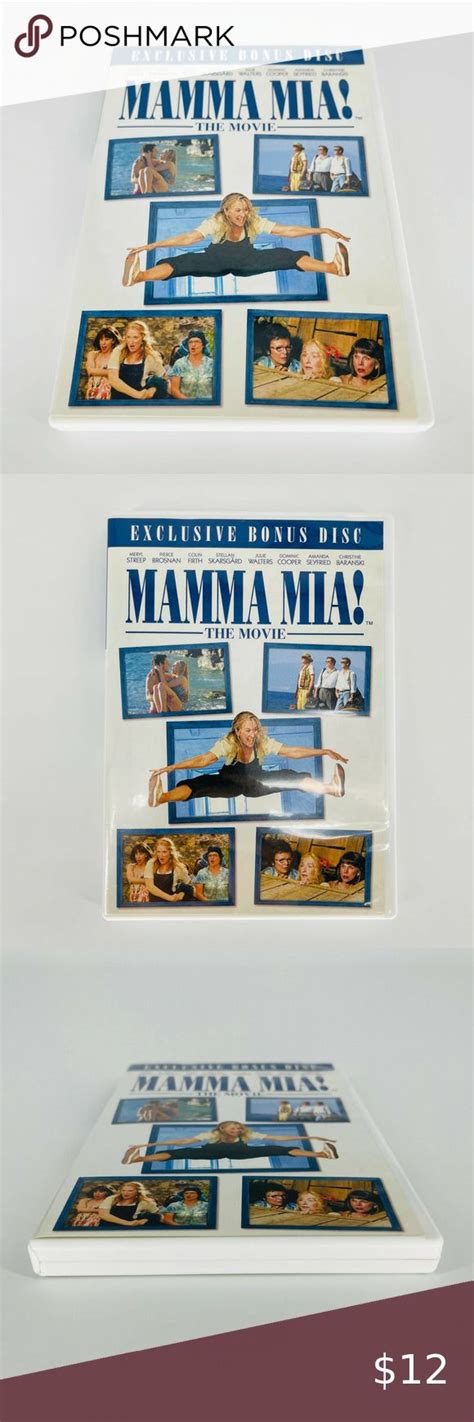 mamma mia the movie dvd exclusive bonus disc good used condition mamma mia mamma dvd