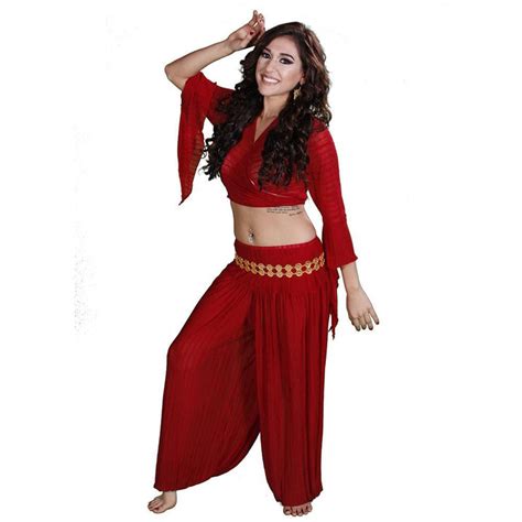 Belly Dance Harem Pants And Choli Top Costume Set Sheer Harem 4499 Usd Missbellydance