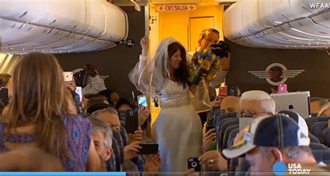 Couple Holds Wedding On Southwest Airlines Flight Nonstoplove Heels
