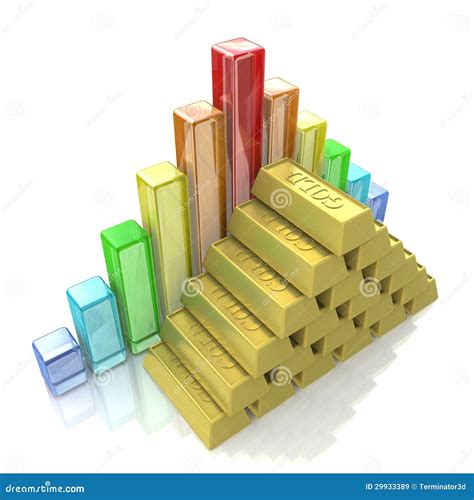 Diagram And Gold Stock Illustration Illustration Of Concepts 29933389