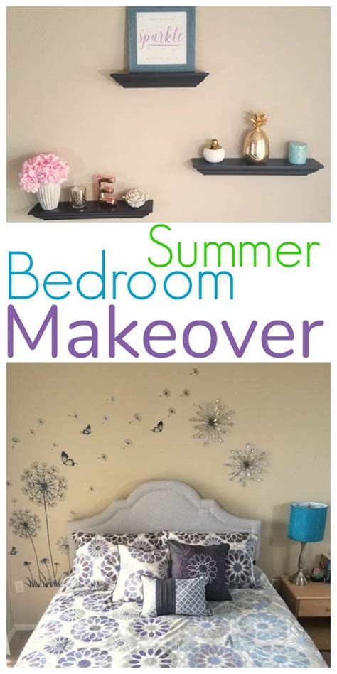 how to give your bedroom a summer makeover