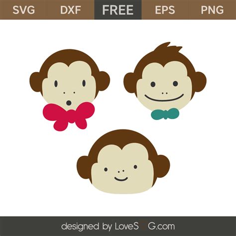 Free Free 138 Free Monkey Svg Cut File SVG PNG EPS DXF File