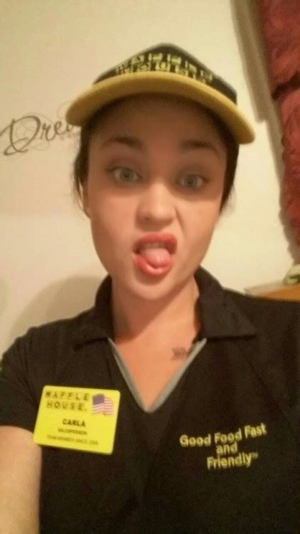 exposureking carla is a hot slut from clarksville tennessee and works at waffle house pop in and