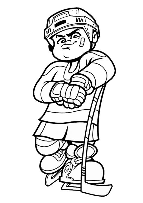 Hockey Net Coloring Pages Coloring Pages