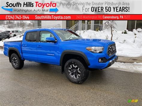2021 Voodoo Blue Toyota Tacoma Trd Off Road Double Cab 4x4 140538224